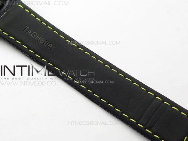 Aquaracer Calibre 5 PVD 41mm TARF 1:1 Best Edition Carbon/Yellow Dial on Black Nylon Strap SW200 – Bild 16