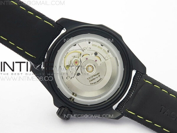 Aquaracer Calibre 5 PVD 41mm TARF 1:1 Best Edition Carbon/Yellow Dial on Black Nylon Strap SW200 – Bild 19