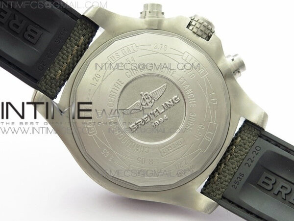 AVENGER BANDIT E1338310 TI V9F 1:1 BEST EDITION GRAY DIAL ON GRAY NYLON STRAP A7750 (FREE EXTRA STRAP) – Bild 22