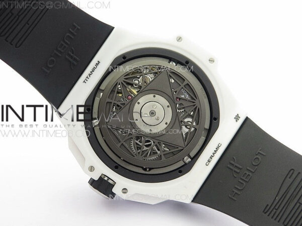 Big Bang Sang Bleu II White Ceramic ZF Best Edition on White Rubber Strap A1240 – Bild 24