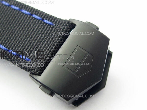 Aquaracer Calibre 5 PVD 41mm TARF 1:1 Best Edition Carbon/Blue Dial on Black Nylon Strap SW200 – Bild 11