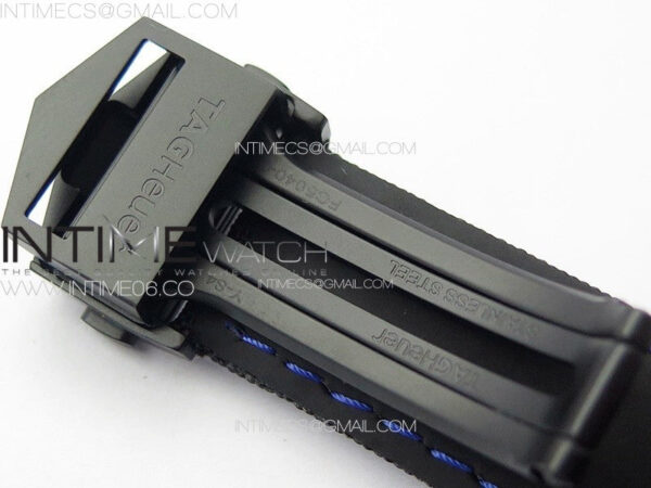 Aquaracer Calibre 5 PVD 41mm TARF 1:1 Best Edition Carbon/Blue Dial on Black Nylon Strap SW200 – Bild 12