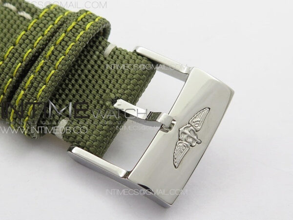 Avenger Automatic 43mm SS B50 Best Edition Green Dial on Green Nylon Strap A2824 – Bild 12