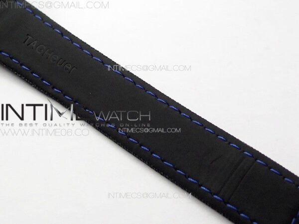 Aquaracer Calibre 5 PVD 41mm TARF 1:1 Best Edition Carbon/Blue Dial on Black Nylon Strap SW200 – Bild 16
