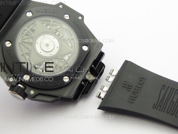 Big Bang Sang Bleu II Black Ceramic ZF Best Edition on Black Rubber Strap A1240 – Bild 21