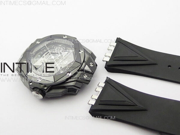 Big Bang Sang Bleu II Black Ceramic ZF Best Edition on Black Rubber Strap A1240 – Bild 22