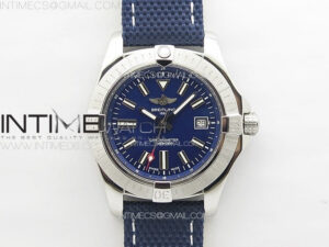 Avenger Automatic 43mm SS B50 Best Edition Blue Dial on Blue Nylon Strap A2824
