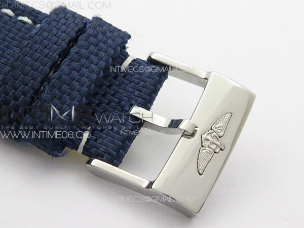 Avenger Automatic 43mm SS B50 Best Edition Blue Dial on Blue Nylon Strap A2824 – Bild 12