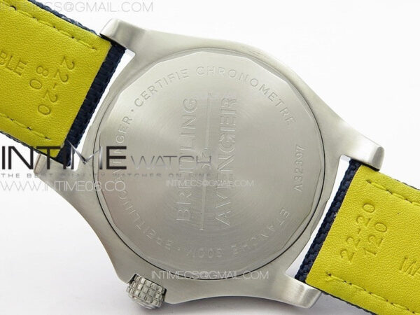 Avenger Automatic 43mm SS B50 Best Edition Blue Dial on Blue Nylon Strap A2824 – Bild 14