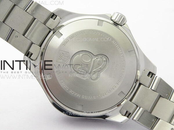 Aquaracer Calibre 5 41.5mm TARF 1:1 Best Edition Black Dial Black Bezel on SS Bracelet SW200 – Bild 21