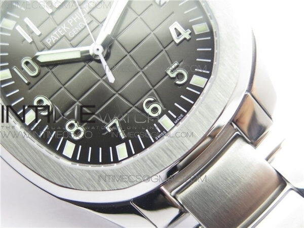 Aquanaut 5167A SS ZF 1:1 Best Edition Black Dial on SS Bracelet 324CS (Free box) – Bild 5