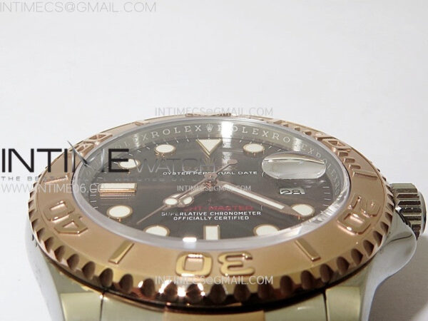 Yacht-Master 126621 904L/RG C+F 1:1 Best Edition Brown Dial On 904L/RG Bracelet VR3235 – Bild 7