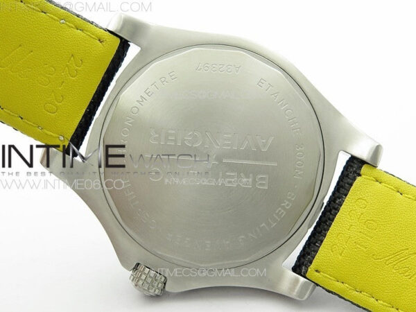 Avenger Automatic 43mm SS B50 Best Edition Black Dial on Black Nylon Strap A2824 – Bild 16
