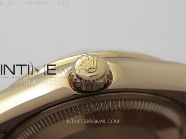 DateJust 31mm RG/Crystals Bezel APSF Best Edition White MOP Dial Crystals Markers on President Bracelet A2824 – Bild 12