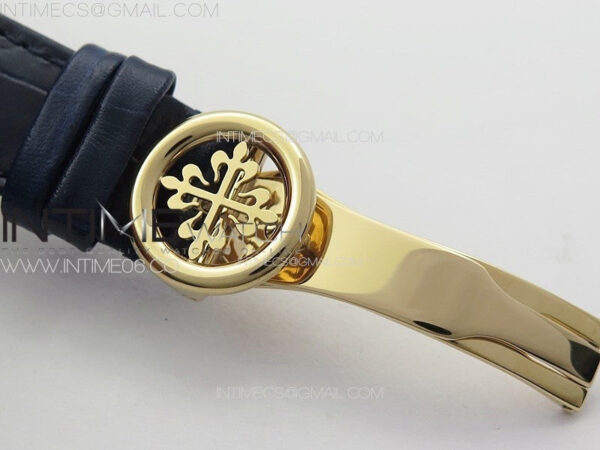 Annual Calendar Moonphase 5396 RG PPF 1:1 Best Edition Blue Dial on Black Leather Strap PPF324 – Bild 13