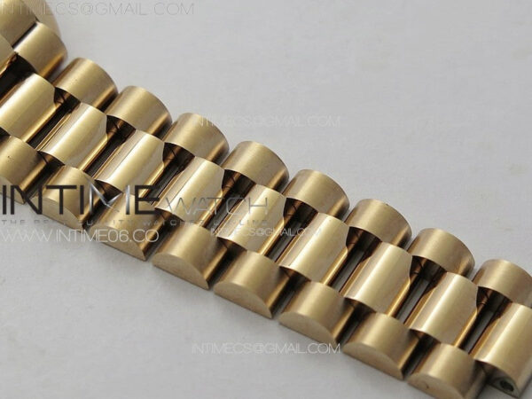 DateJust 31mm RG/Crystals Bezel APSF Best Edition White MOP Dial Crystals Markers on President Bracelet A2824 – Bild 14