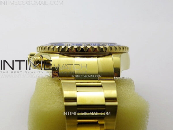 YachtMaster II 116688 Blue Ceramic Bezel YG KF 1:1 Best Edition White Dial on YG Bracelet A7750 – Bild 18