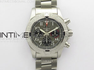 Avenger Chrono SS 369 Subdial B50 Gray Dial on SS Bracelet A7750