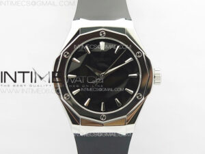 Big Bang Classic Fusion Orlinski SS APSF 1:1 Best Edtion Black Faceted Dial on Black Rubber Strap A2892 to HUB1100