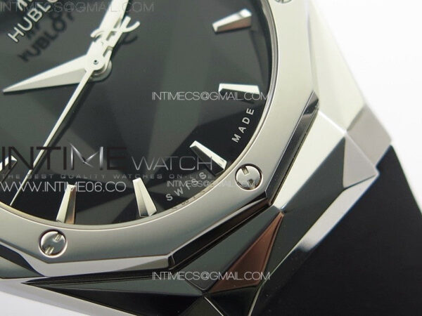 Big Bang Classic Fusion Orlinski SS APSF 1:1 Best Edtion Black Faceted Dial on Black Rubber Strap A2892 to HUB1100 – Bild 6