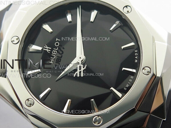 Big Bang Classic Fusion Orlinski SS APSF 1:1 Best Edtion Black Faceted Dial on Black Rubber Strap A2892 to HUB1100 – Bild 7