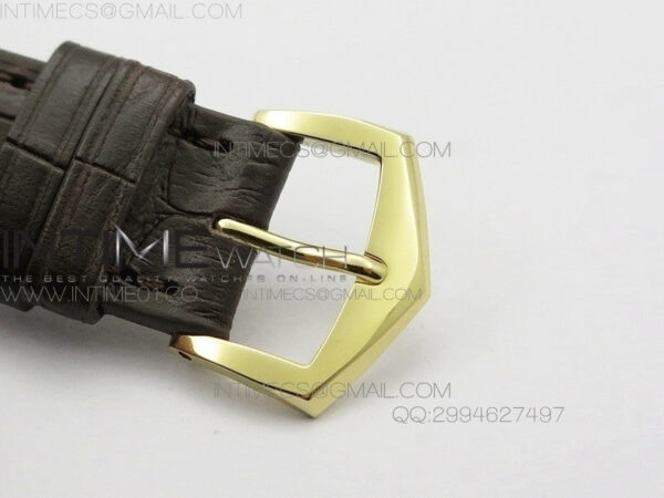 Calatrava 5227 BP Version YG White Dial on Brown Leather Strap Japanese MIYOTA 9015 PP324CS – Bild 7