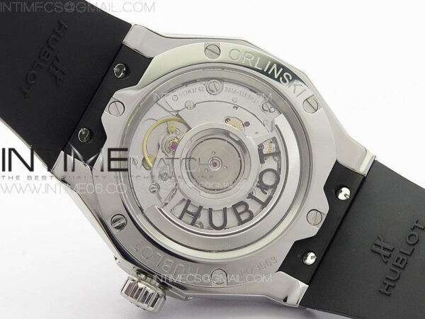Big Bang Classic Fusion Orlinski SS APSF 1:1 Best Edtion Black Faceted Dial on Black Rubber Strap A2892 to HUB1100 – Bild 20