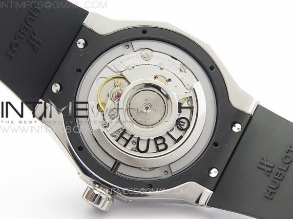 Big Bang Classic Fusion Orlinski SS APSF 1:1 Best Edtion Black Faceted Dial on Black Rubber Strap A2892 to HUB1100 – Bild 21