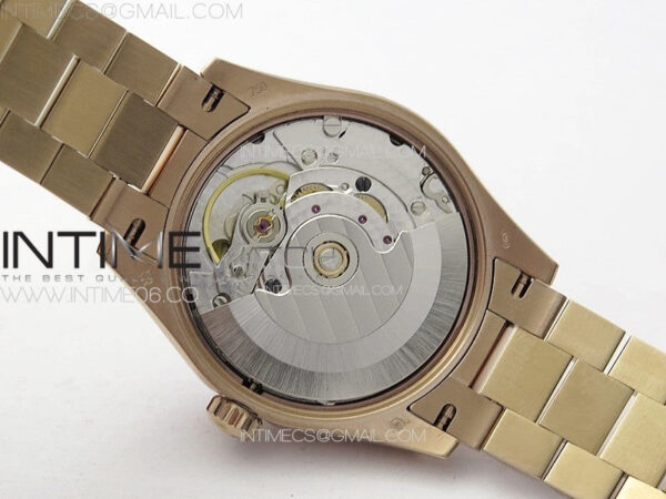 DateJust 31mm RG/Crystals Bezel APSF Best Edition White MOP Dial Crystals Markers on President Bracelet A2824 – Bild 24