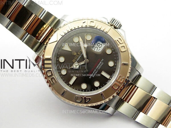 Yacht-Master 126621 904L/RG C+F 1:1 Best Edition Brown Dial On 904L/RG Bracelet VR3235 – Bild 14