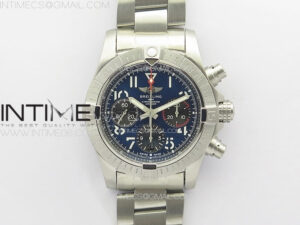 Avenger Chrono SS 369 Subdial B50 Blue Dial on SS Bracelet A7750