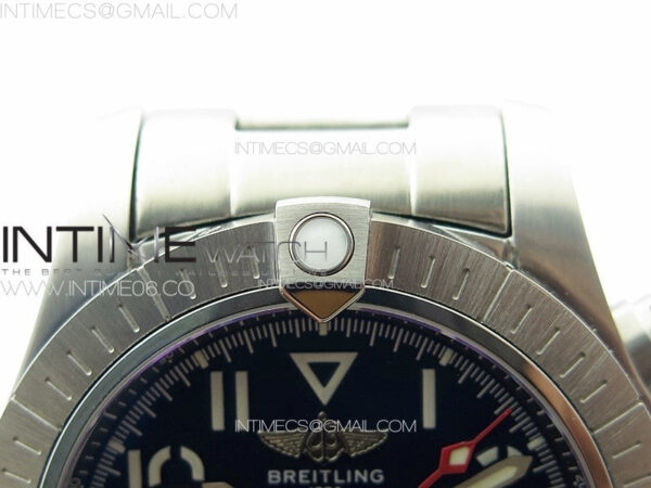 Avenger Chrono SS 369 Subdial B50 Blue Dial on SS Bracelet A7750 – Bild 8