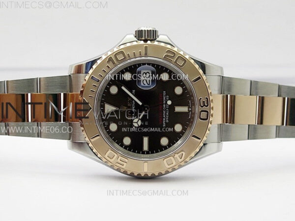 Yacht-Master 126621 904L/RG C+F 1:1 Best Edition Brown Dial On 904L/RG Bracelet VR3235 – Bild 15