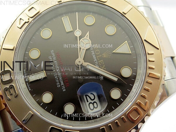 Yacht-Master 126621 904L/RG C+F 1:1 Best Edition Brown Dial On 904L/RG Bracelet VR3235 – Bild 16