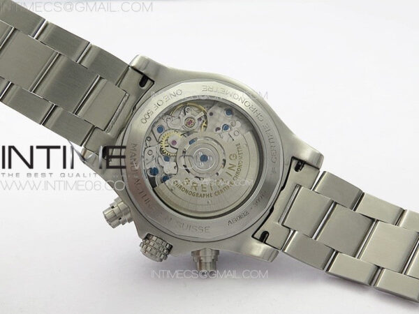 Avenger Chrono SS 369 Subdial B50 Blue Dial on SS Bracelet A7750 – Bild 20