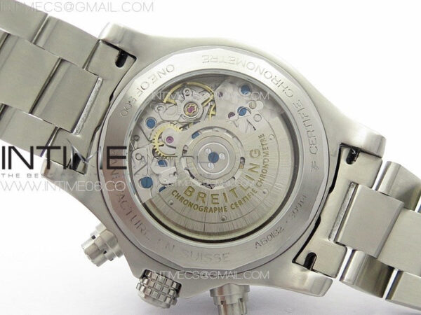 Avenger Chrono SS 369 Subdial B50 Blue Dial on SS Bracelet A7750 – Bild 21