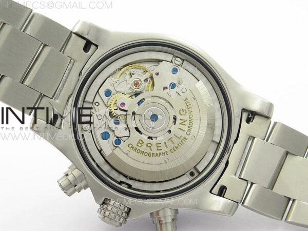 Avenger Chrono SS 369 Subdial B50 Blue Dial on SS Bracelet A7750 – Bild 22