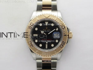 Yacht-Master 126621 904L/RG C+F 1:1 Best Edition Black Dial On 904L/RG Bracelet VR3235
