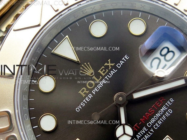Yacht-Master 126621 904L/RG C+F 1:1 Best Edition Brown Dial On 904L/RG Bracelet VR3235 – Bild 20