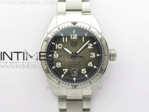 Autavia WBE5116 42mm SS TAR 1:1 Best Edition Gray Dial on SS Bracelet SW200
