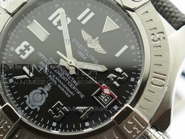 Avenger II Seawolf 350 Years SS 1:1 Best Edition Black Dial On Nylon Strap A2836 – Bild 3