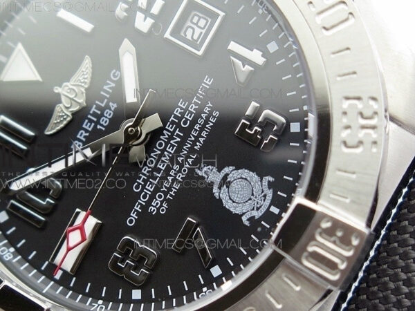 Avenger II Seawolf 350 Years SS 1:1 Best Edition Black Dial On Nylon Strap A2836 – Bild 4