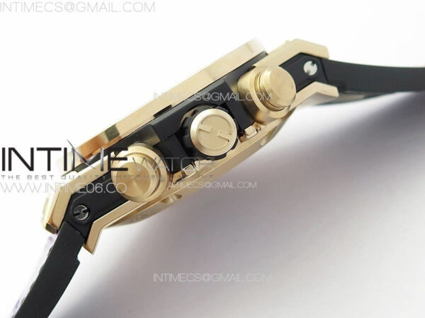 Big Bang Unico Rainbow King RG 45mm ZF 1:1 Best Edition on Rainbow Gummy Strap A1242 – Bild 13
