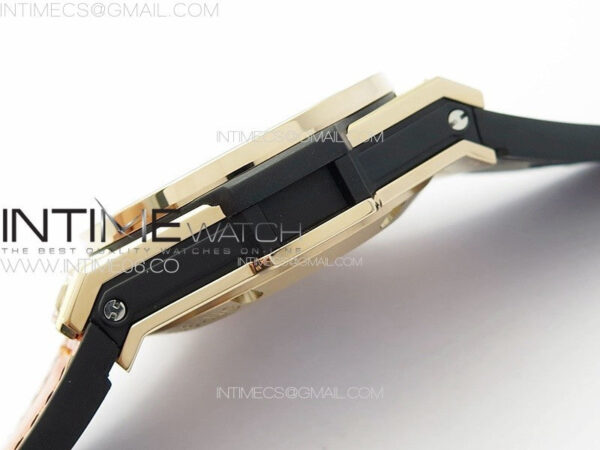 Big Bang Unico Rainbow King RG 45mm ZF 1:1 Best Edition on Rainbow Gummy Strap A1242 – Bild 15