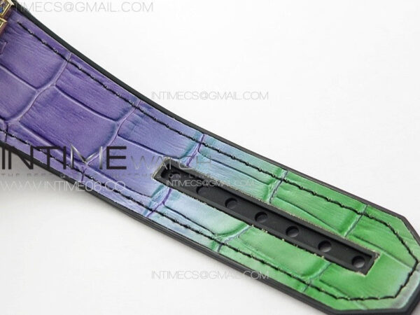 Big Bang Unico Rainbow King RG 45mm ZF 1:1 Best Edition on Rainbow Gummy Strap A1242 – Bild 20
