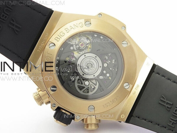 Big Bang Unico Rainbow King RG 45mm ZF 1:1 Best Edition on Rainbow Gummy Strap A1242 – Bild 23