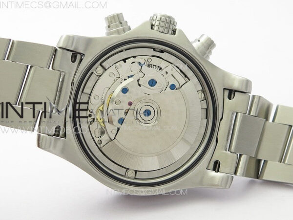 Avenger Chrono SS White Second hand B50 Blue Dial on SS Bracelet A7750 – Bild 24