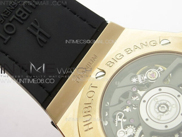 Big Bang Unico Rainbow King RG 45mm ZF 1:1 Best Edition on Rainbow Gummy Strap A1242 – Bild 24