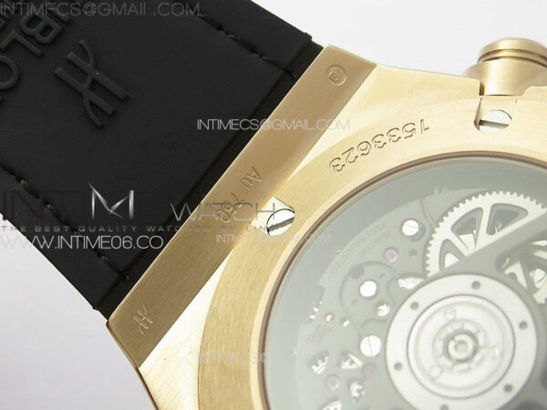 Big Bang Unico Rainbow King RG 45mm ZF 1:1 Best Edition on Rainbow Gummy Strap A1242 – Bild 25