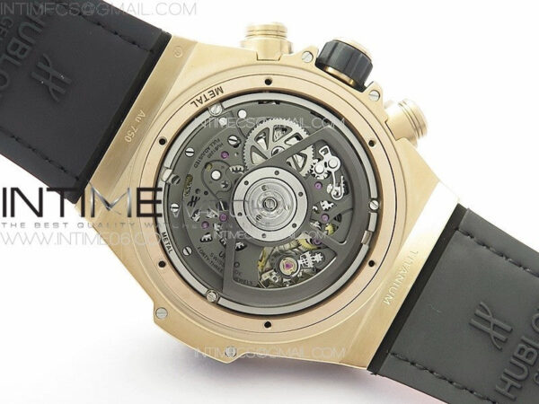 Big Bang Unico Rainbow King RG 45mm ZF 1:1 Best Edition on Rainbow Gummy Strap A1242 – Bild 27